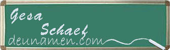 Gesa Schaef Visitenkarte